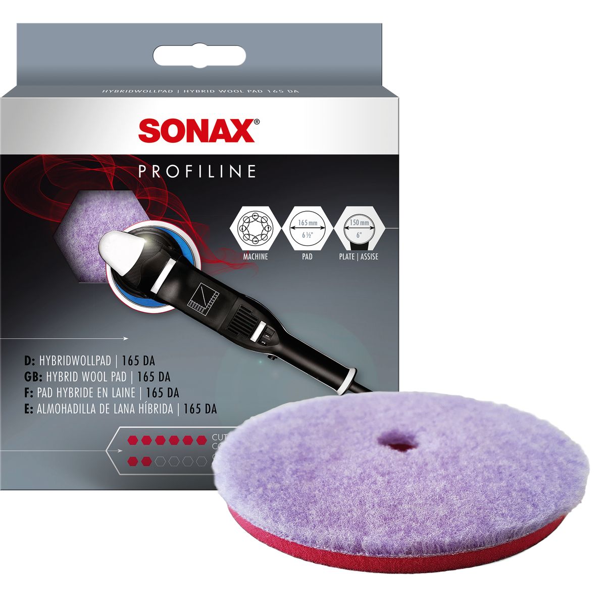 SONAX Polerskive Hybrid - 130mm