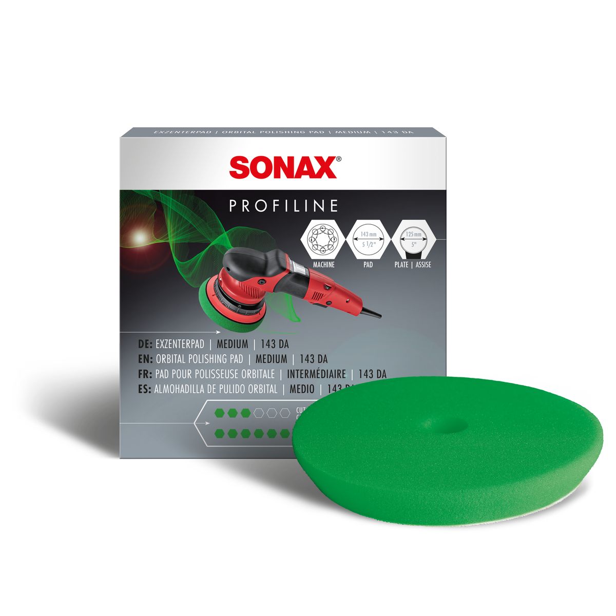 SONAX Polerskive Medium - 130mm