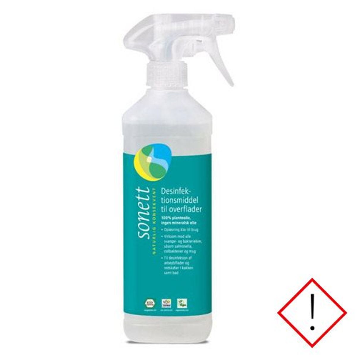 Sonett Desinfektionsmiddel - 500 ml.