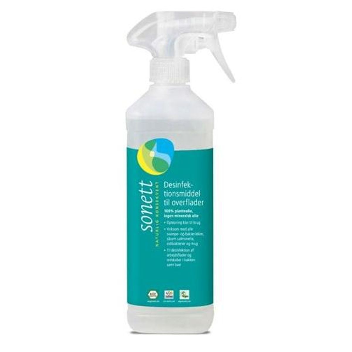 Sonett Desinfektionsmiddel, 500ml.