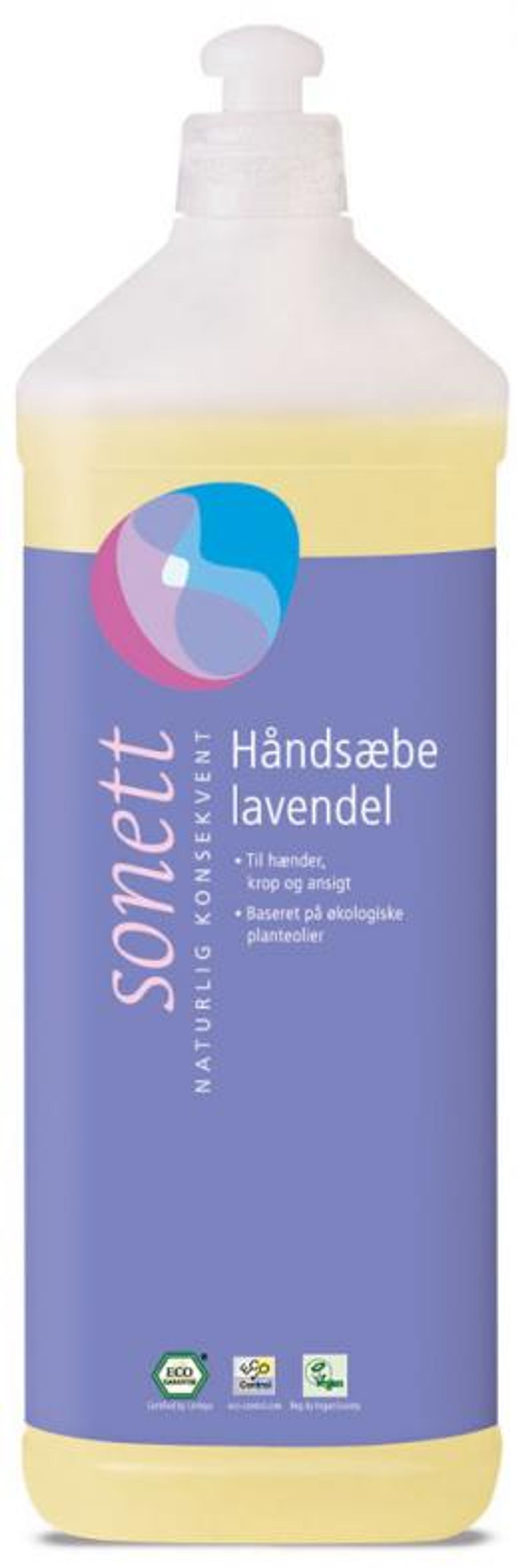 Sonett Håndsæbe lavendel - 1 ltr.