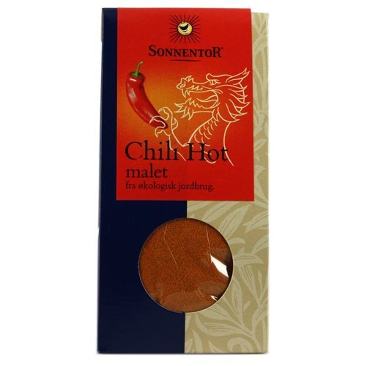 Sonnentor Chili Hot malet ekstra stærk Ø, 40g