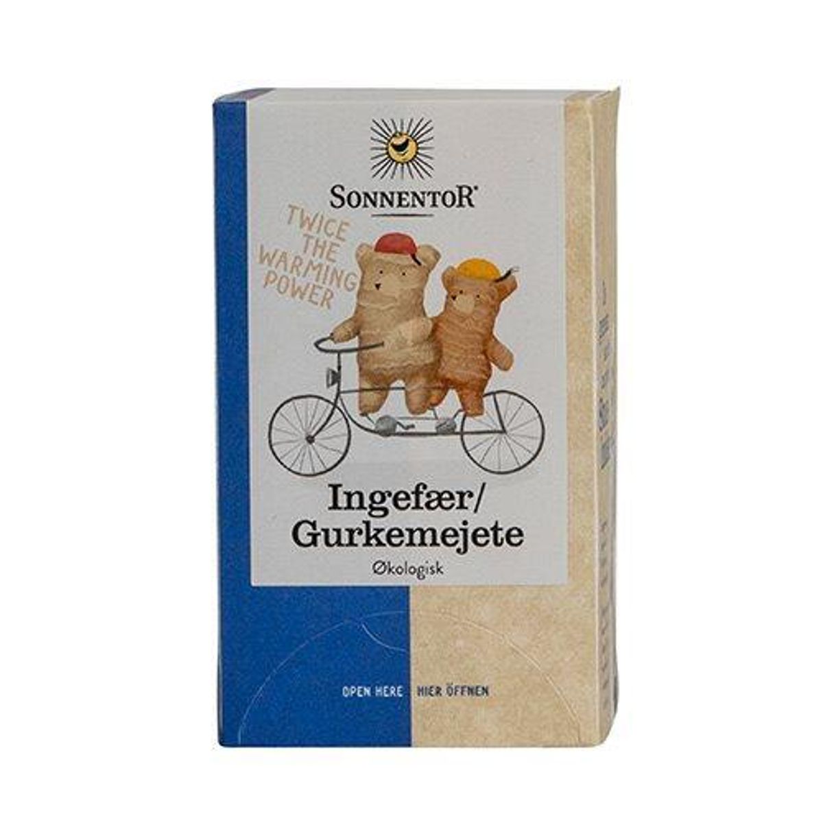 Sonnentor Ingefær/Gurkemeje te Ø, 120g