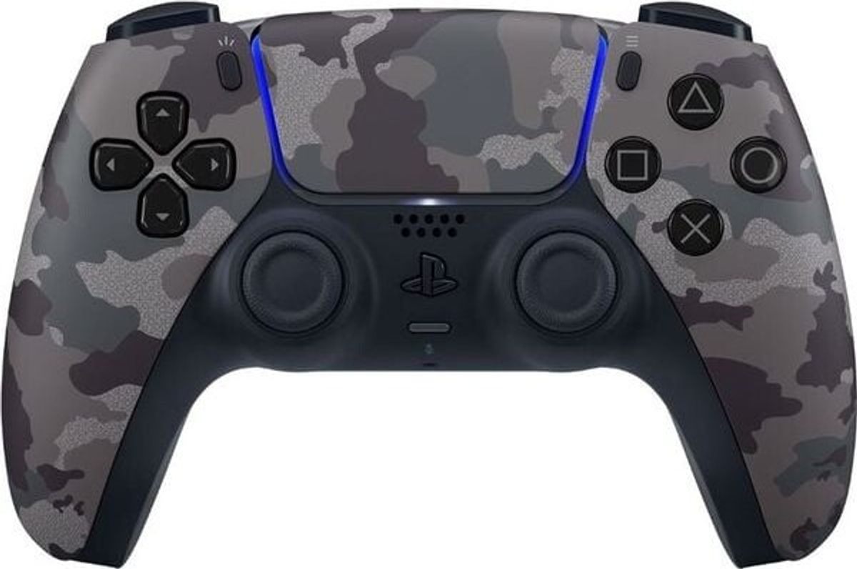 Sony Playstation 5 Dualsense Controller Grey Camo