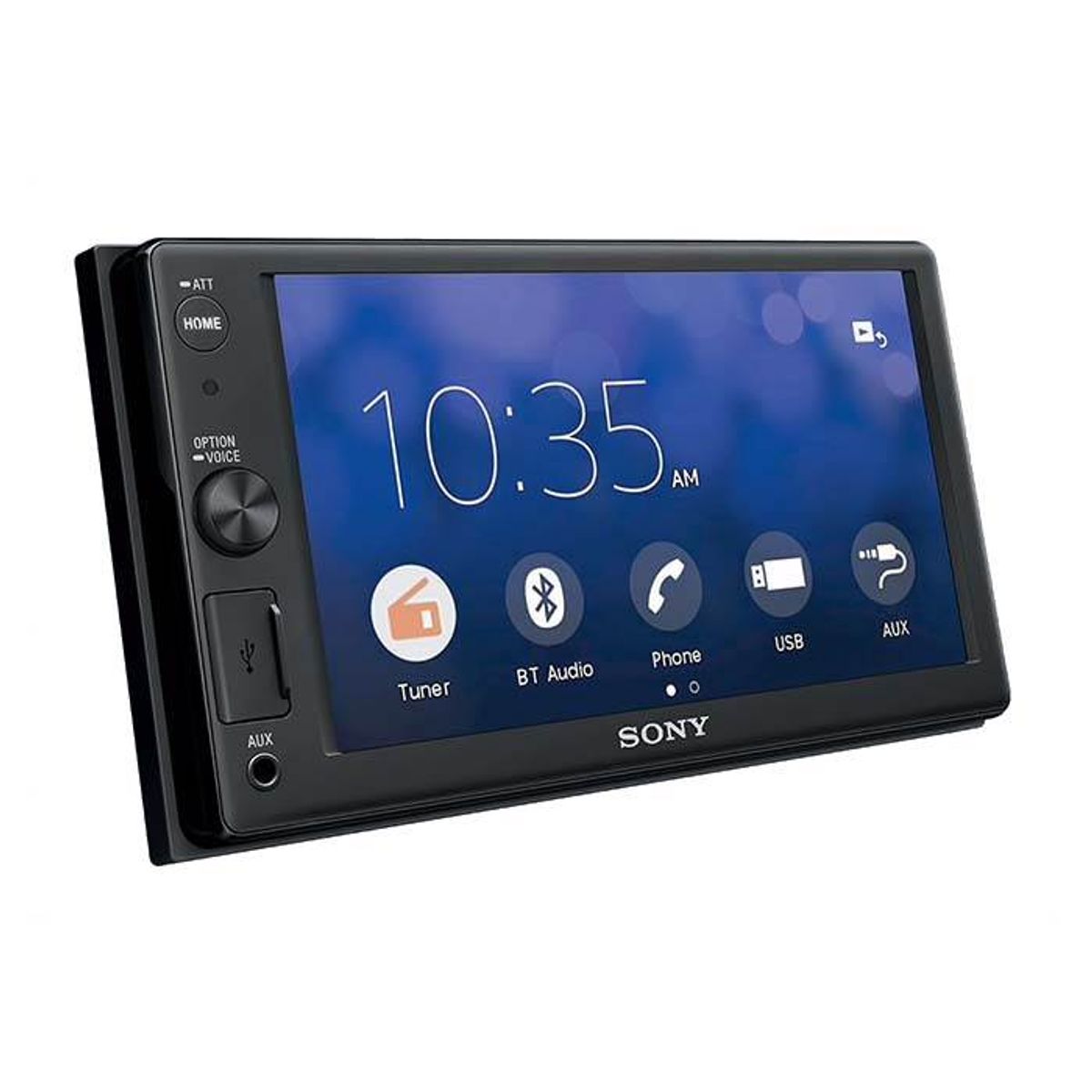 Sony XAV-AX1000 2 DIN bilradio med Appel Carplay/Turner/aux/USB 3 pre-out, 4x55 w