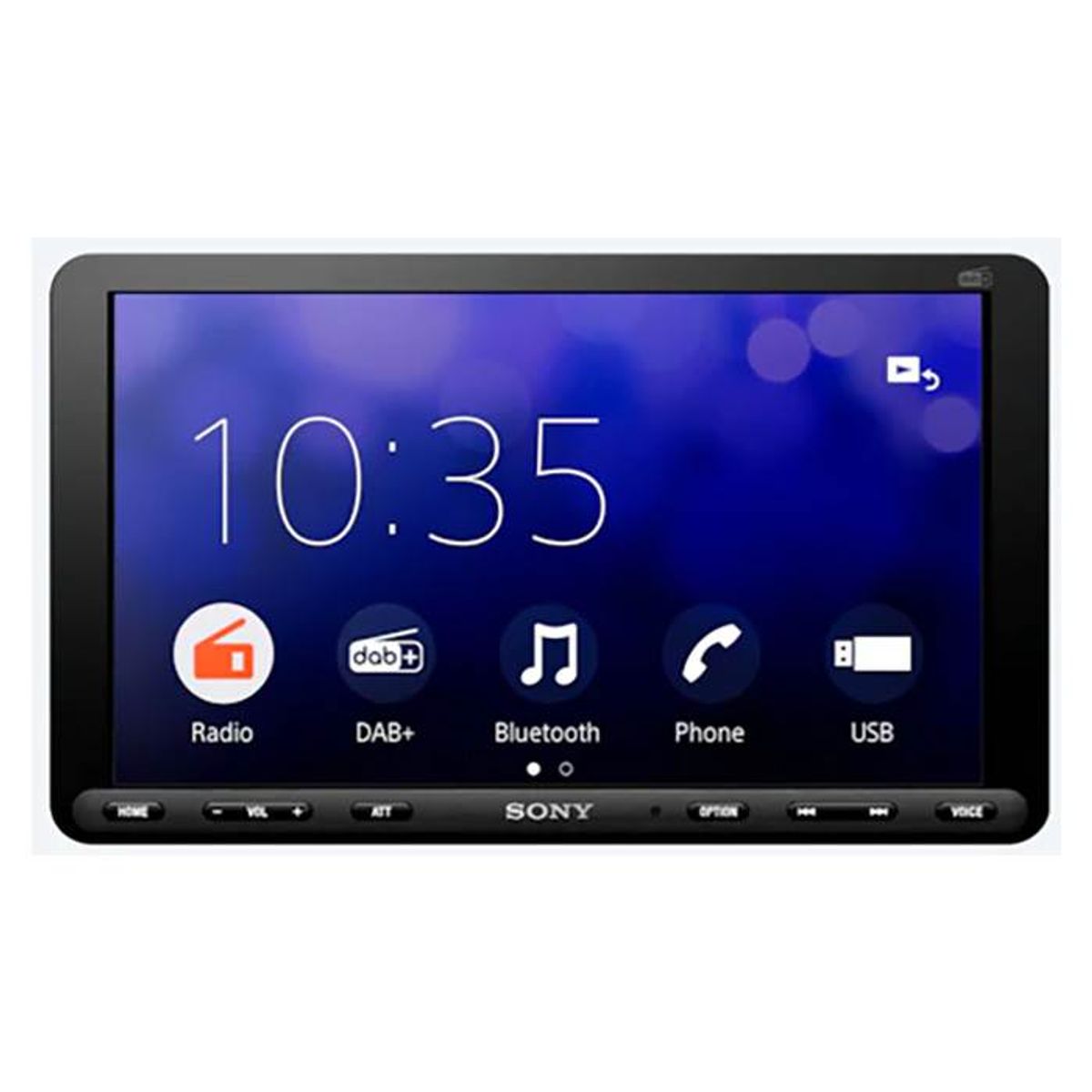 Sony XAV-AX8150 1 DIN bilradio med Appel carplay, 9" skærm