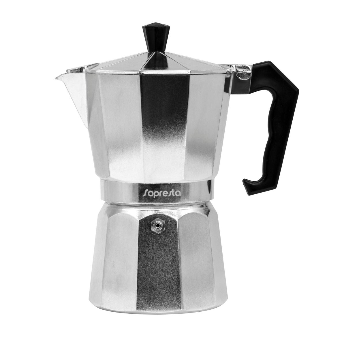 Sopresta Moka Pot Espresso kande i Aluminium - 6 Kopper - 300 ml