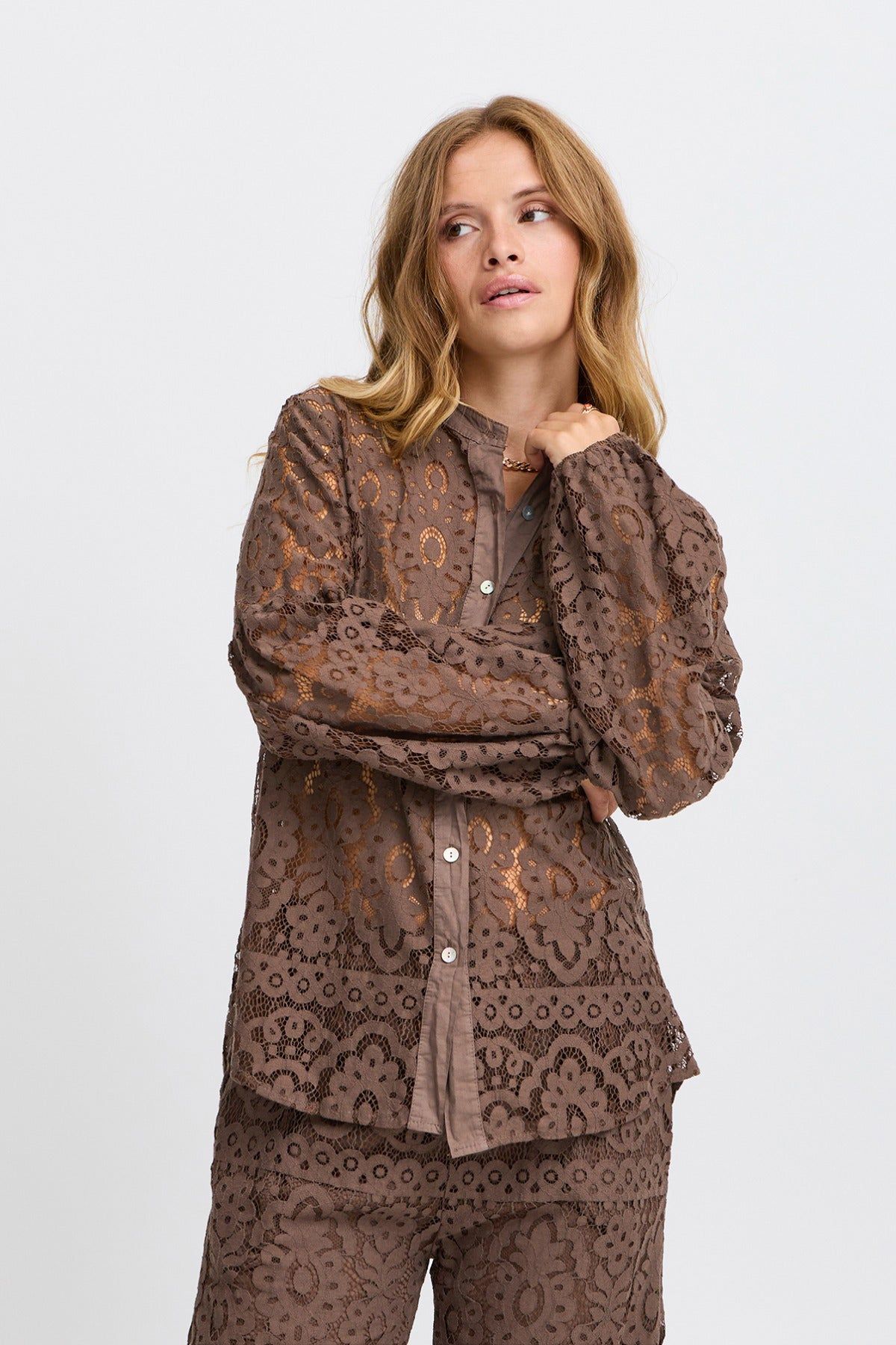 Sorbet Sbceleste Lace Shirt