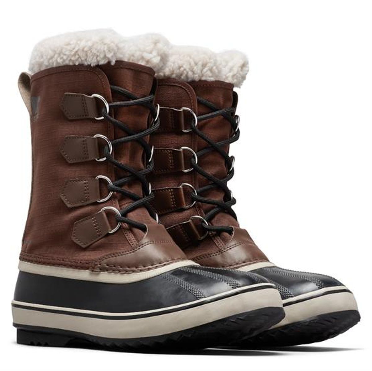 Sorel 1964 Pac Nylon WP Mens, Tobacco / Black