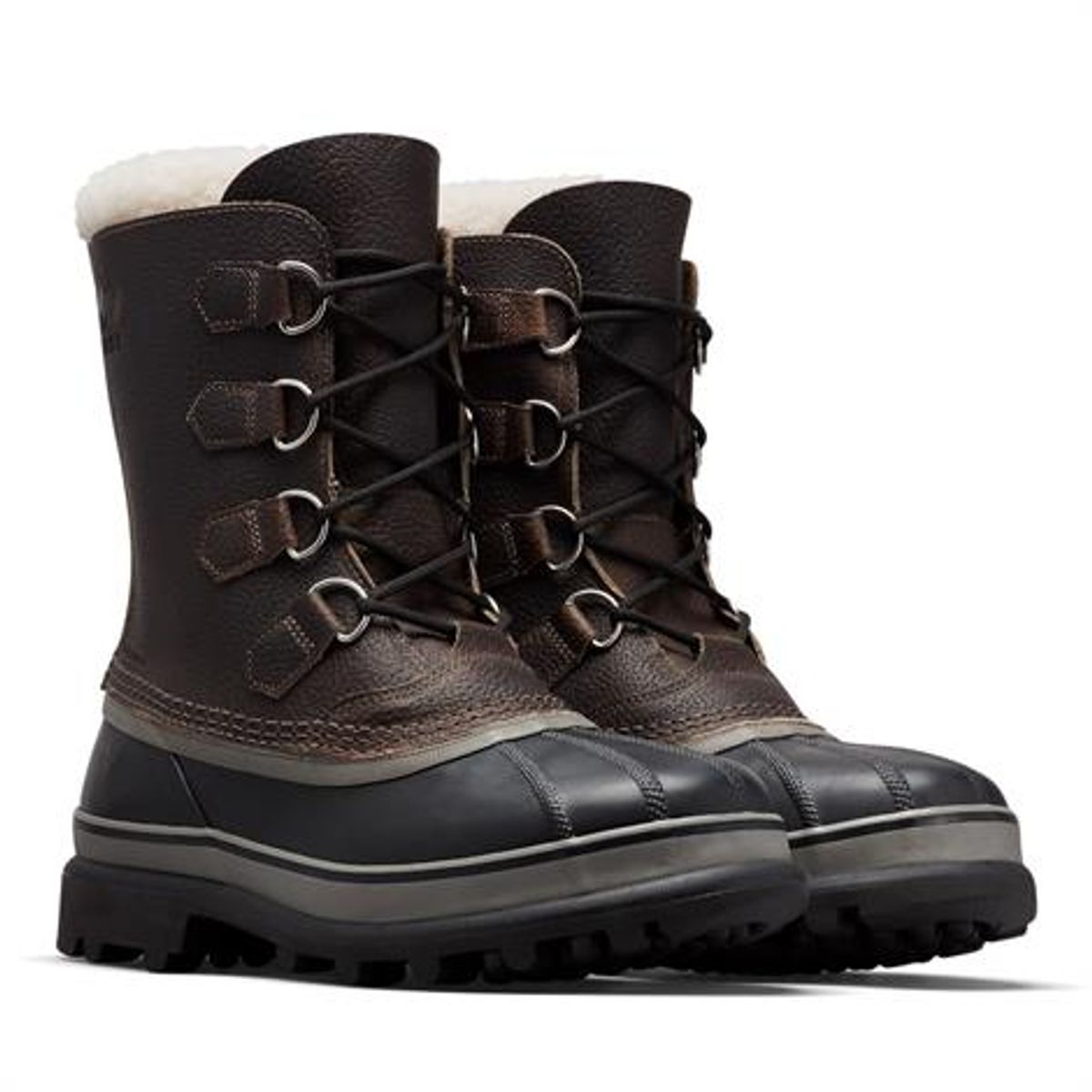 Sorel Caribou WL Mens, Quarry / Black