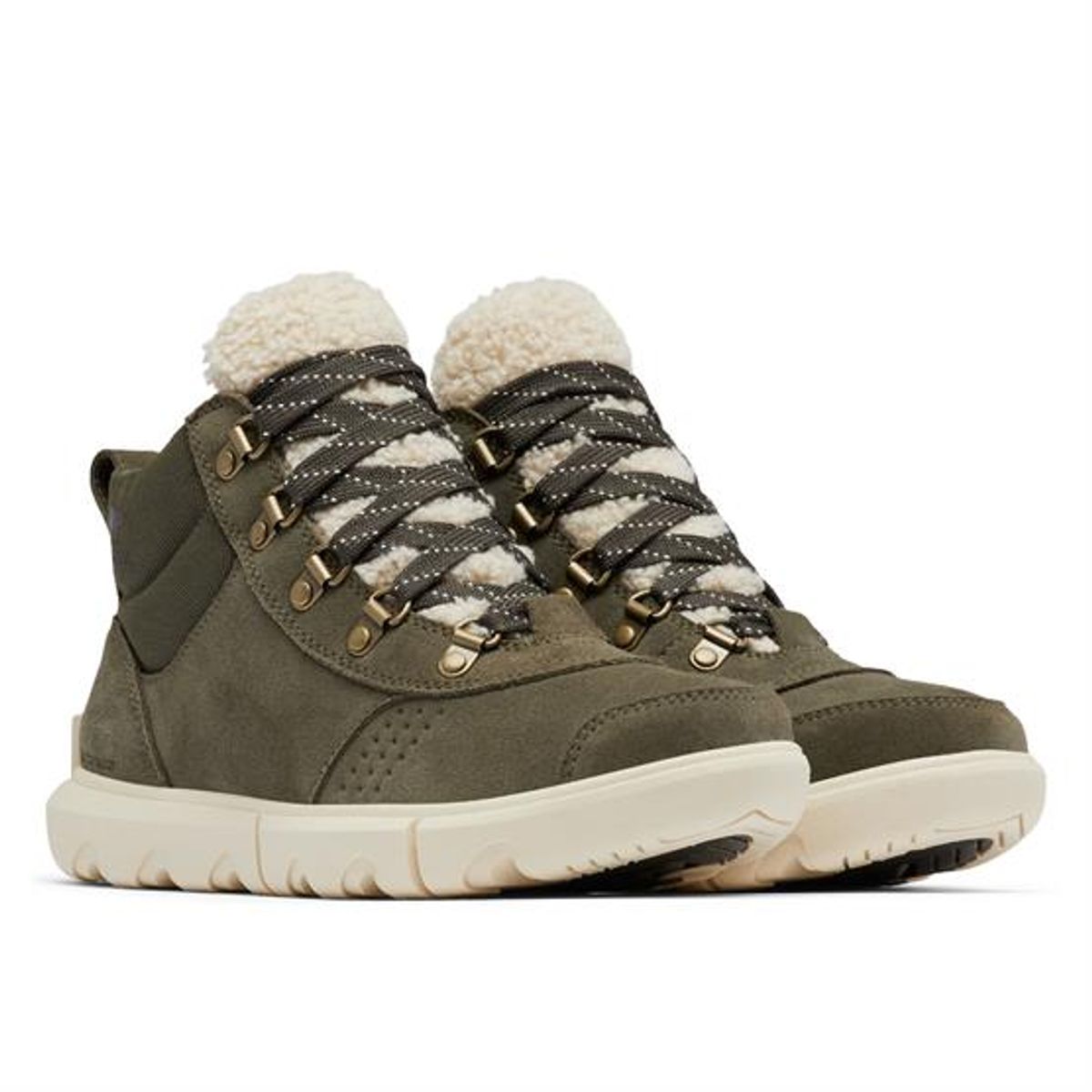 Sorel Explorer Next Hiker WP Womens, Stone Green / Bleached Ceramic