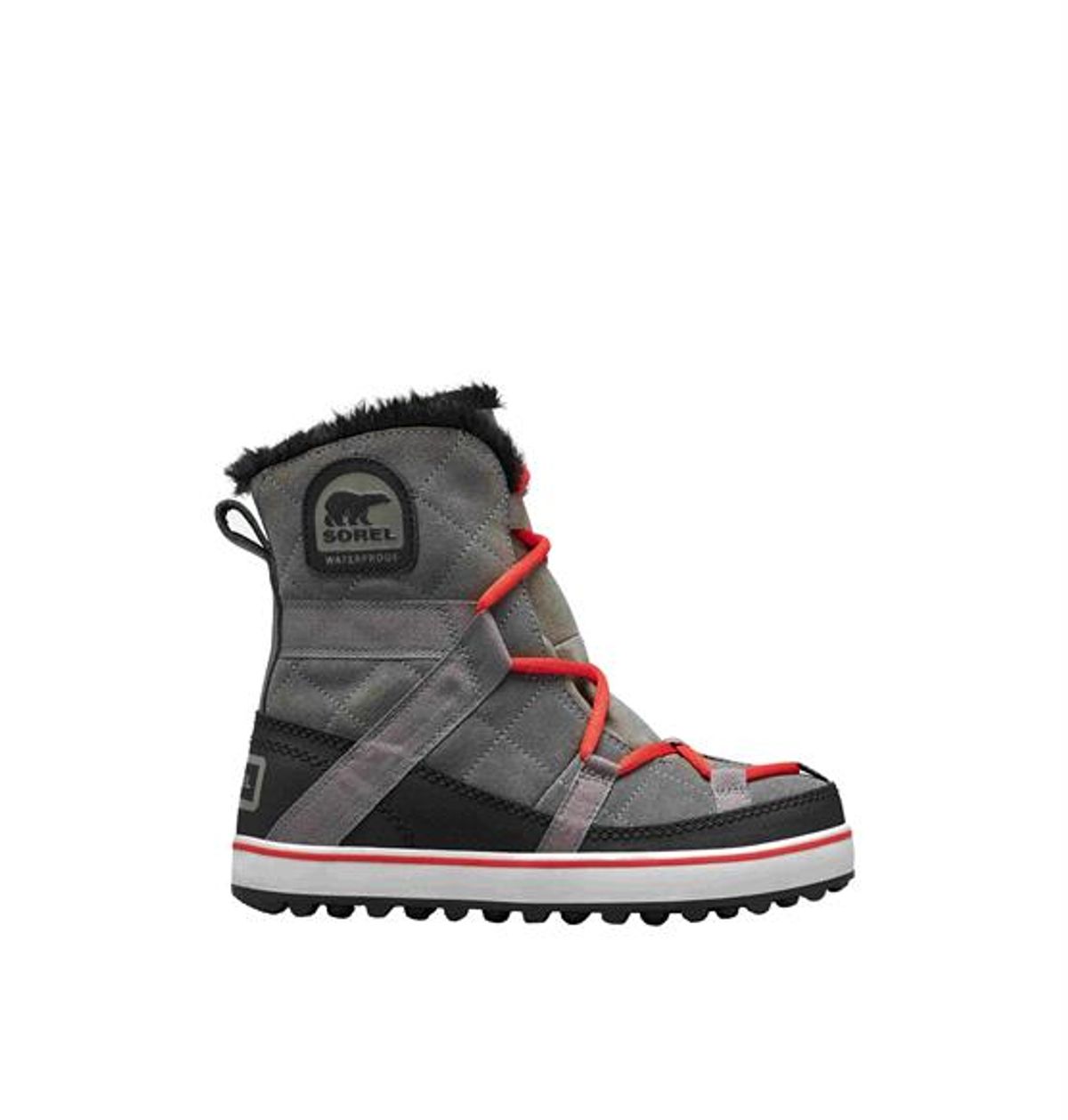 Sorel Glacy Explorer Shortie WP Womens, Quarry