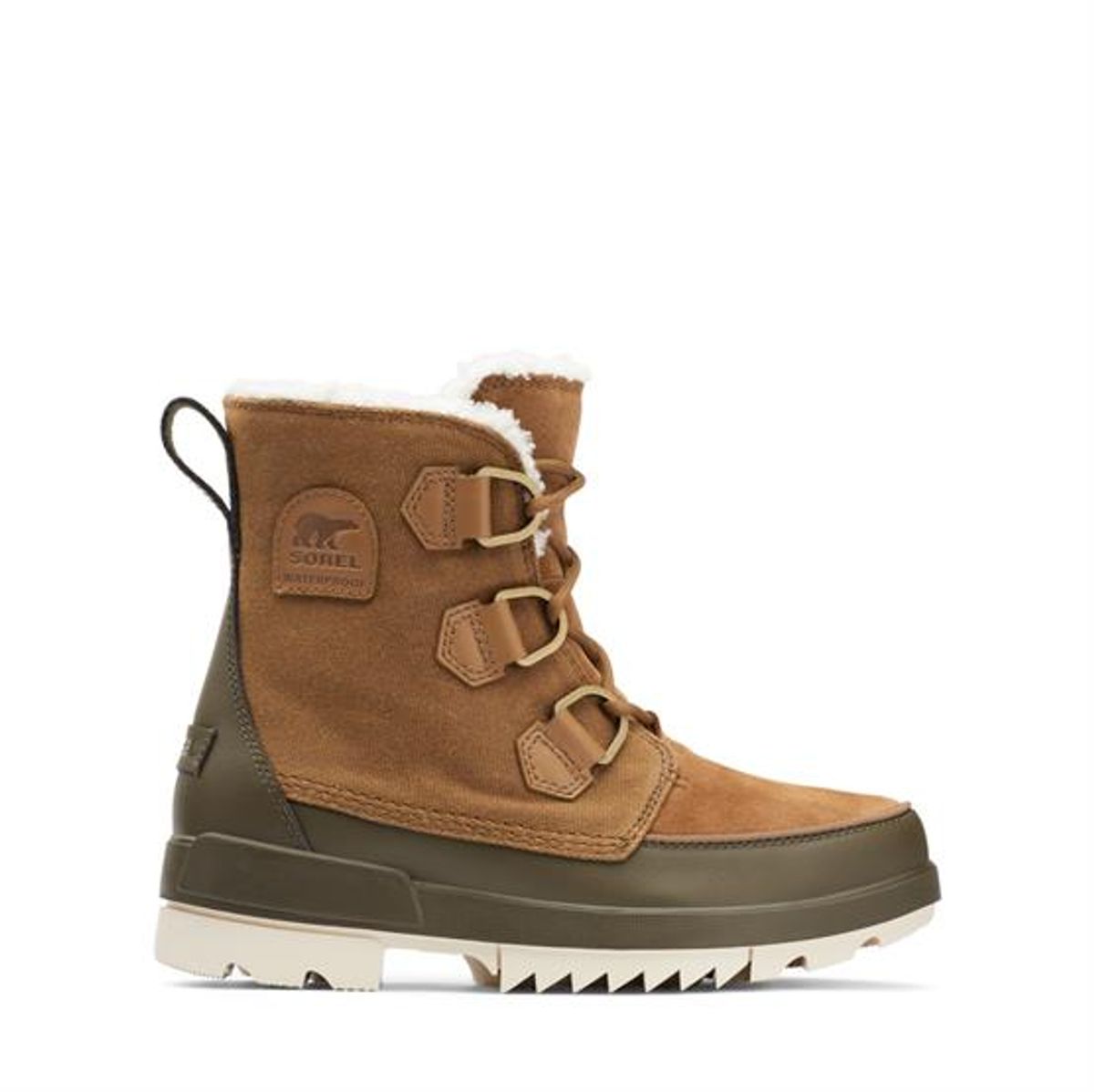 Sorel Torino II WP Womens, Velvet Tan / Olive Green