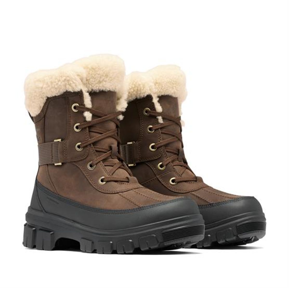 Sorel Torino V Parc WP Womens, Tobacco / Black