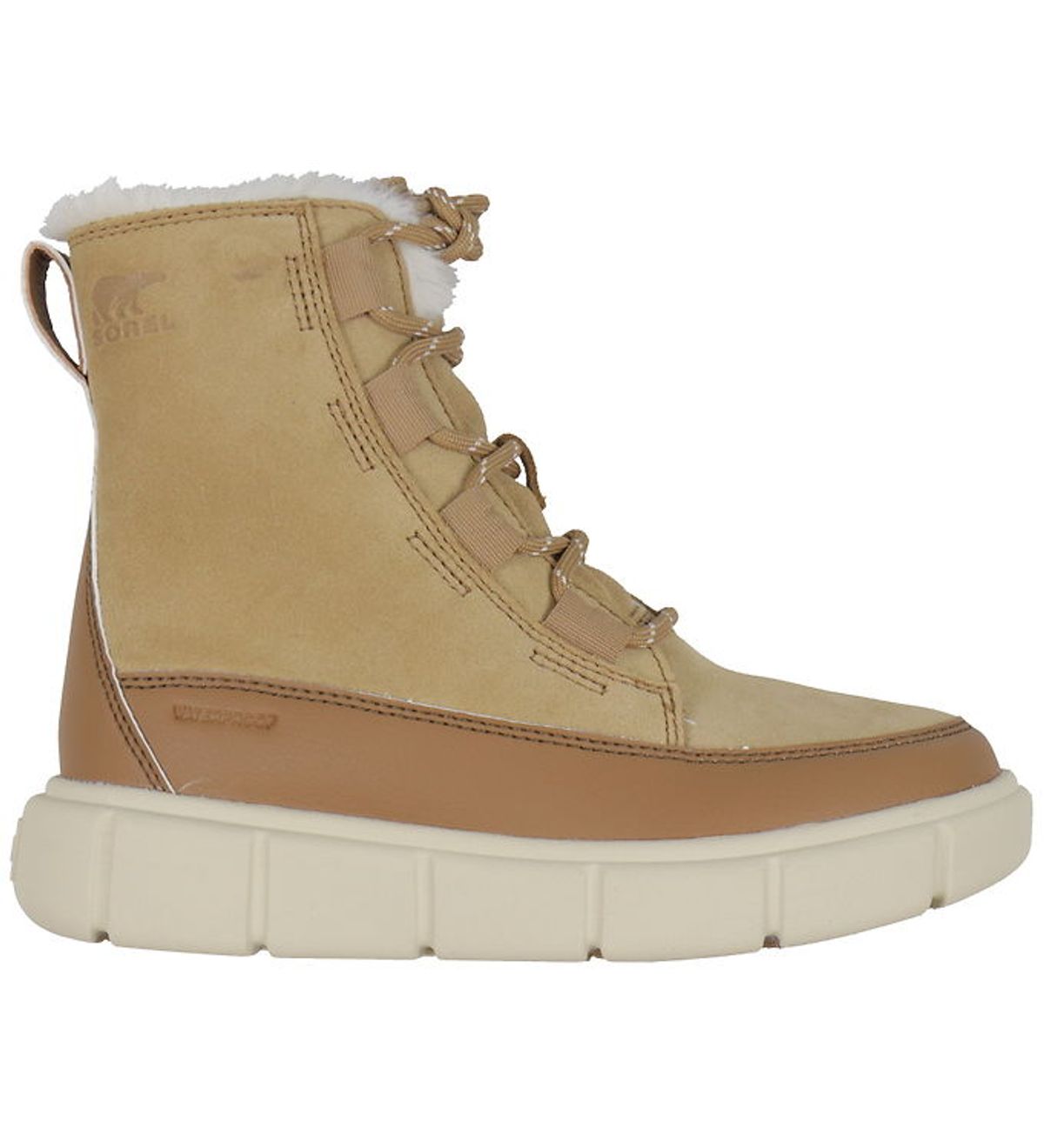 Sorel Vinterstøvler - Youth Explorer III WP - Tawny Buff/Bleache