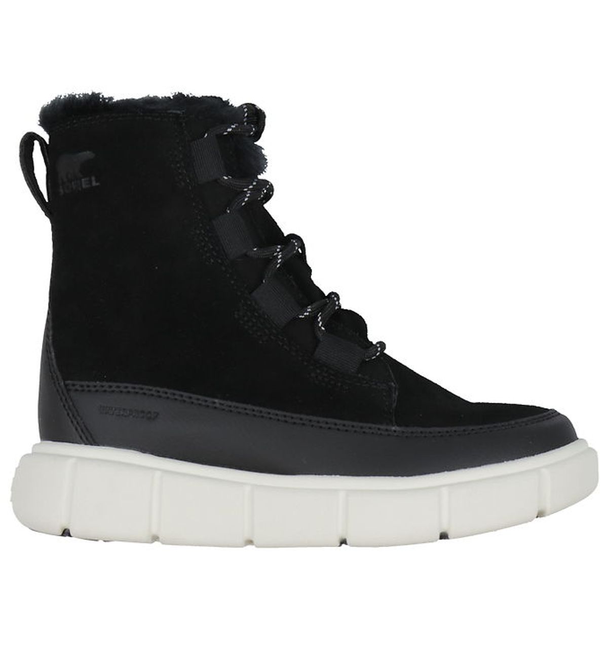 Sorel Vinterstøvler - Youth Explorer lll Lace - Sort/Sea Salt