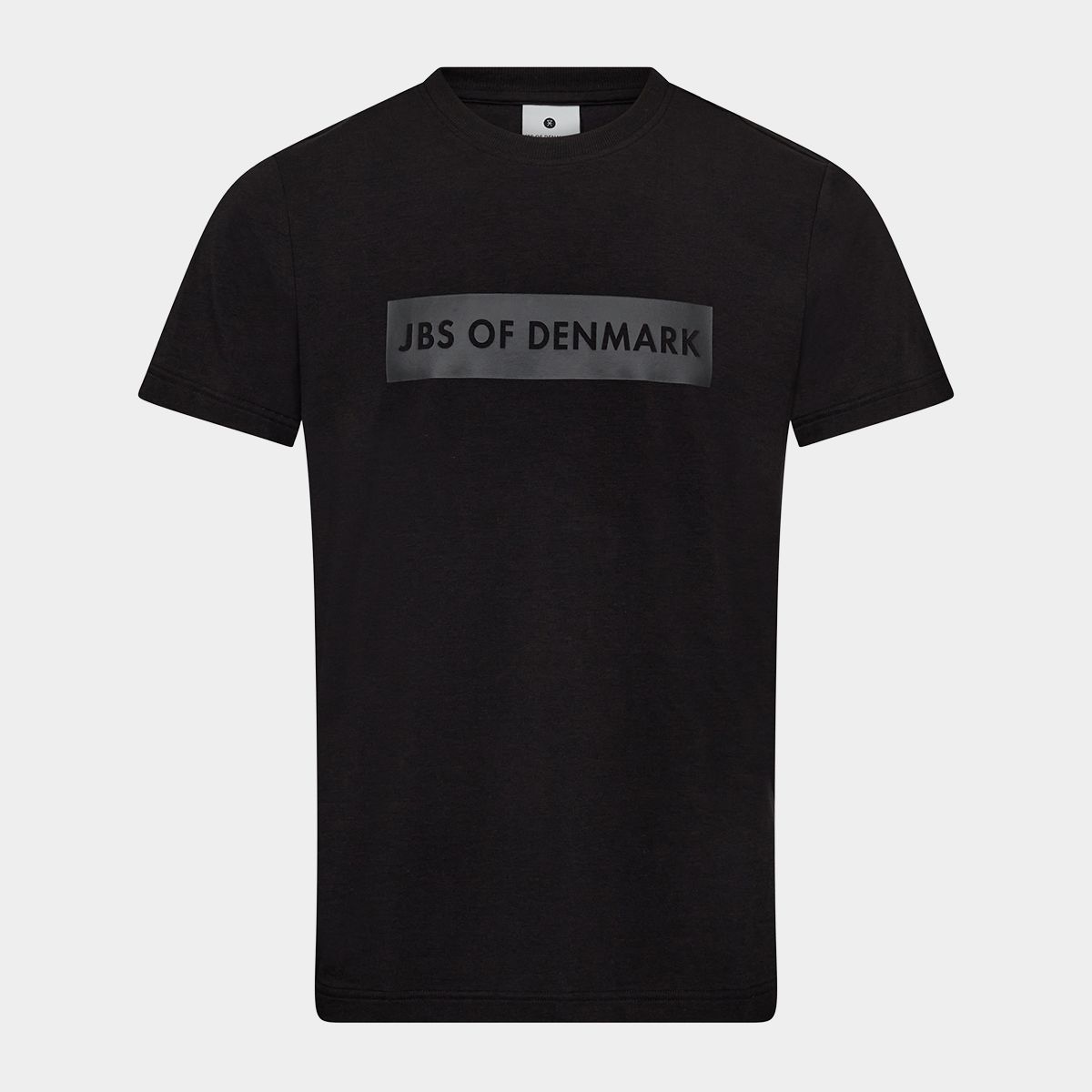 Sort bambus T-shirt med logo fra JBS of Denmark, L