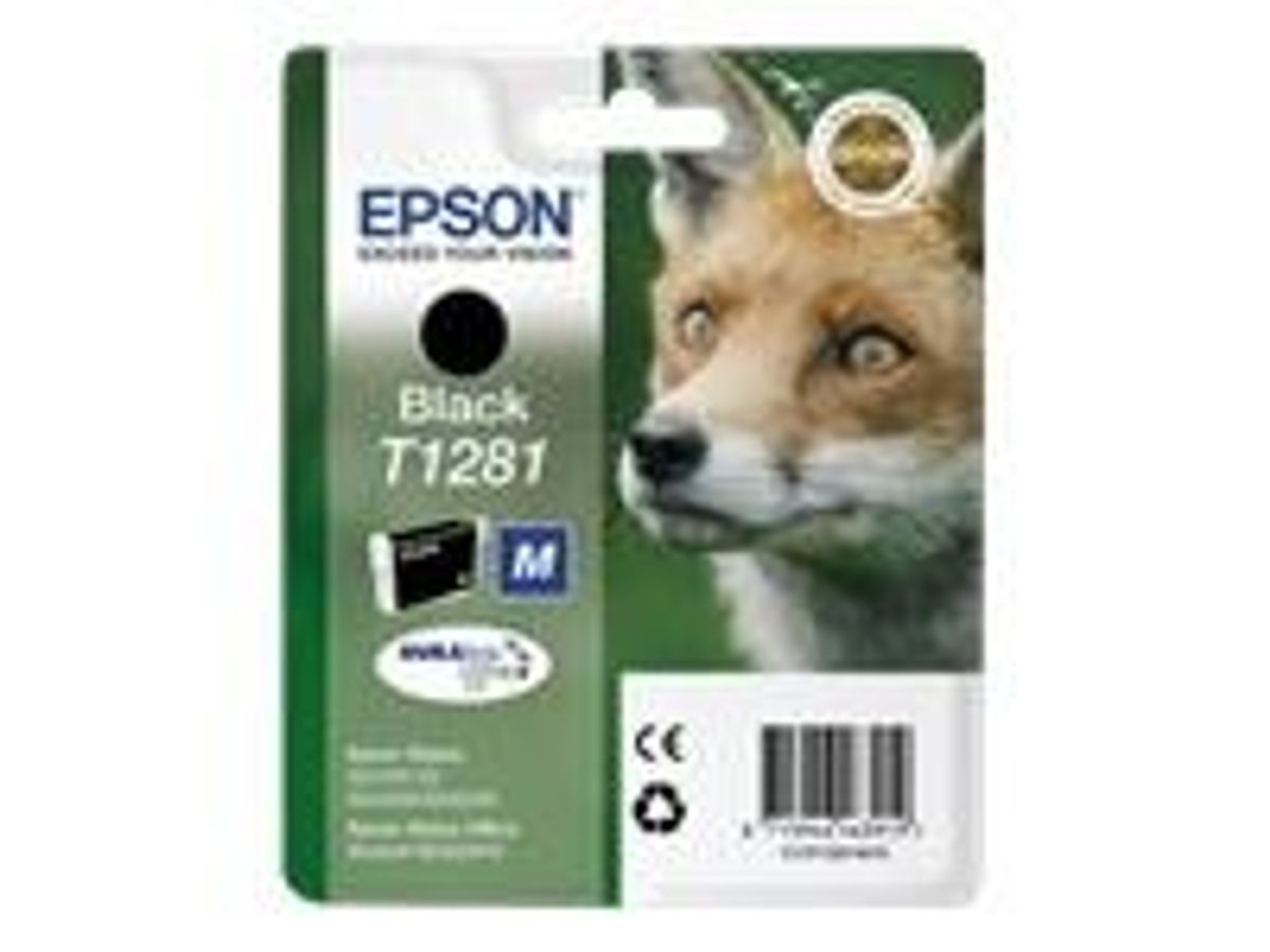 Sort blækpatron T1281 - Epson - 5,9ml