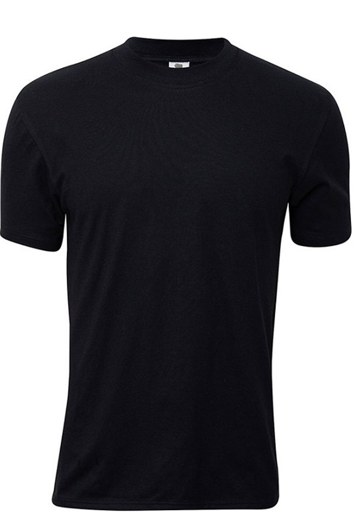 Sort Dovre T-Shirt Med Rund Hals - Str. 4XL