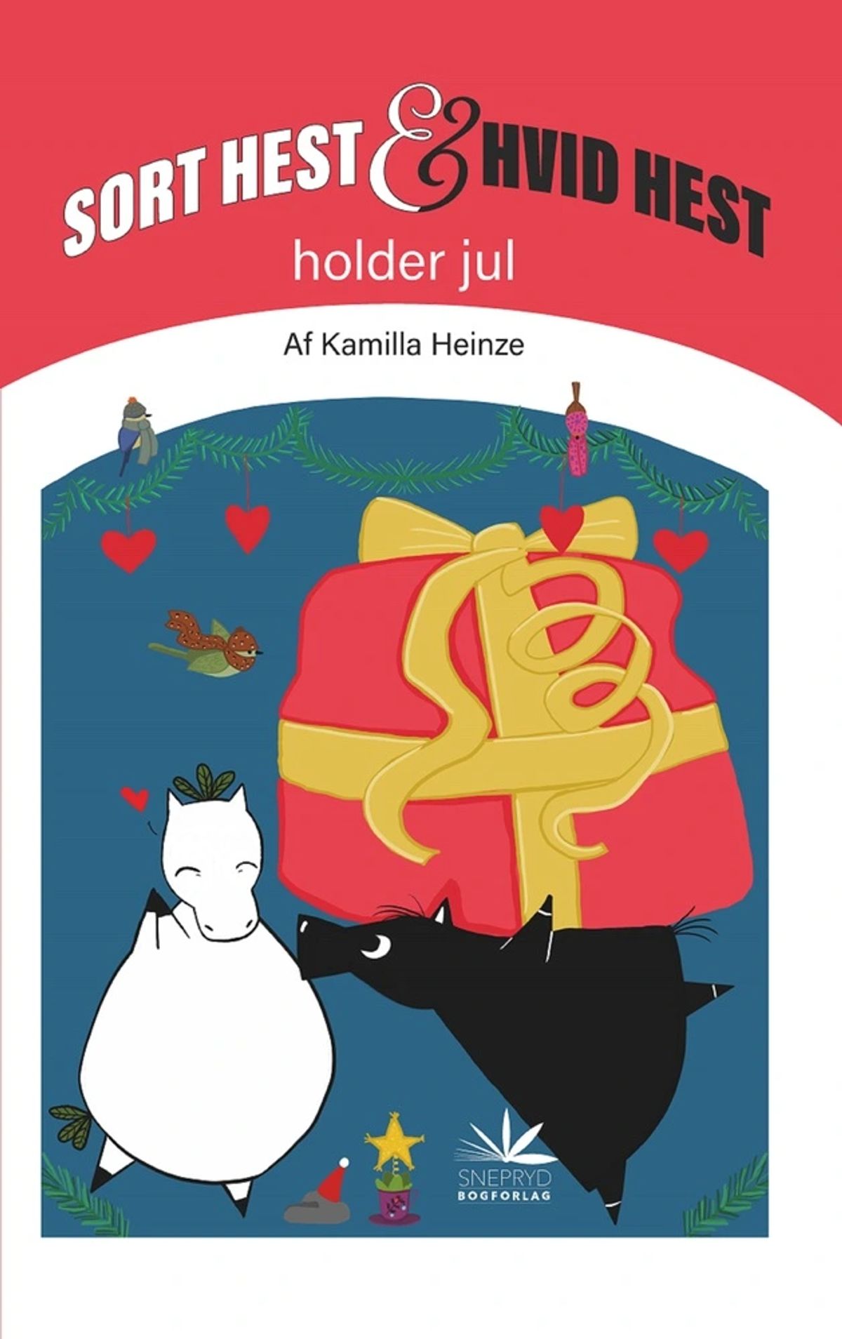 Sort Hest & Hvid Hest holder jul