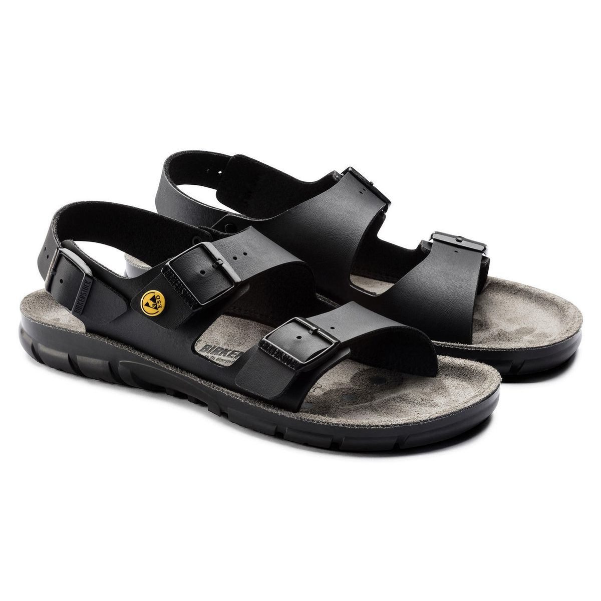 Sort Kano sandal fra Birkenstock, ESD godkendte såler - 36