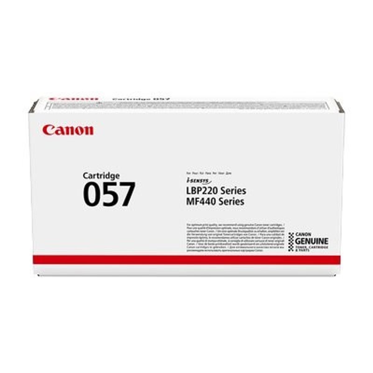 Sort lasertoner 057 - Canon - 3.100 sider.