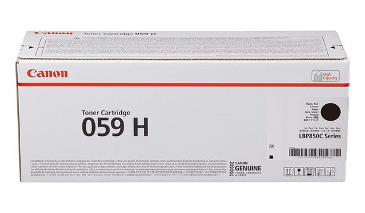 Sort lasertoner 059H - Canon - 15.500 Sider.