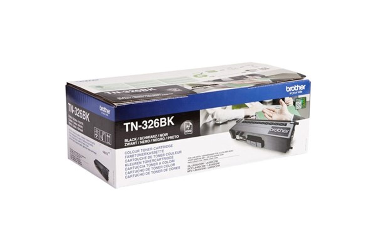 Sort lasertoner 326BK - Brother - 4.000 sider.