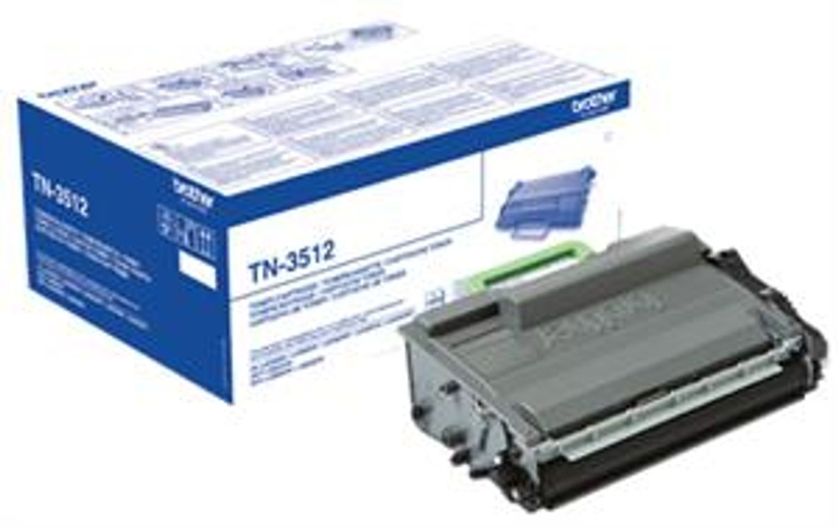 Sort lasertoner 3512 - Brother - 12.000 sider