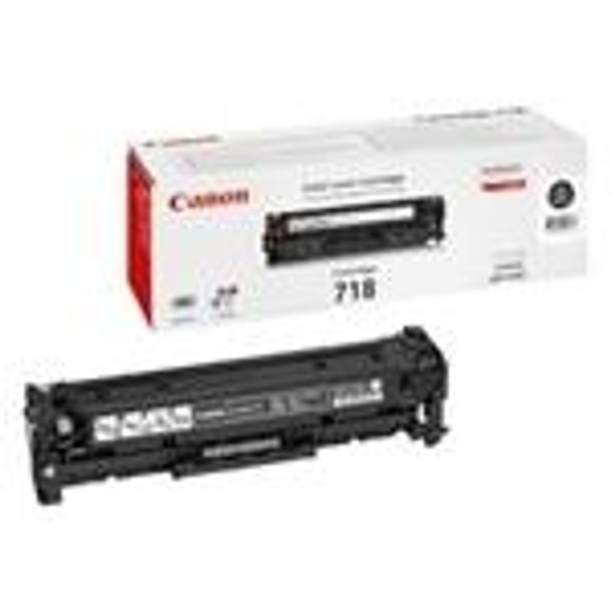 Sort lasertoner 718BK - Canon - 3.400 sider.