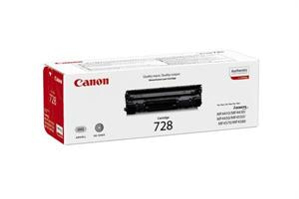 Sort lasertoner 728BK - Canon - 2.100 sider