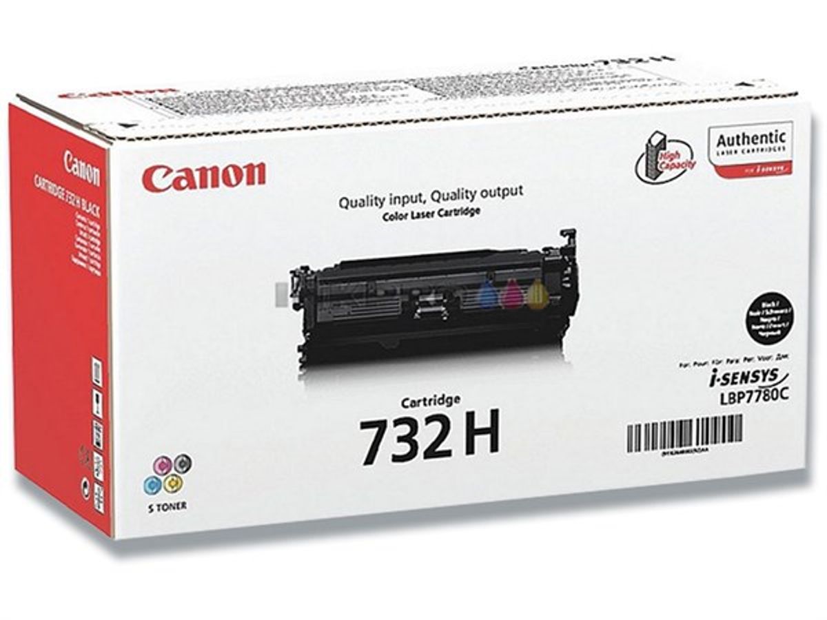 Sort lasertoner 732 H - Canon - 12.000 sider.