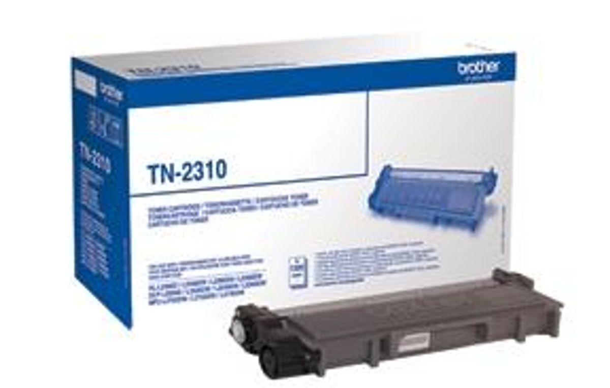 Sort lasertoner - Brother TN-2310 - 1.200 sider