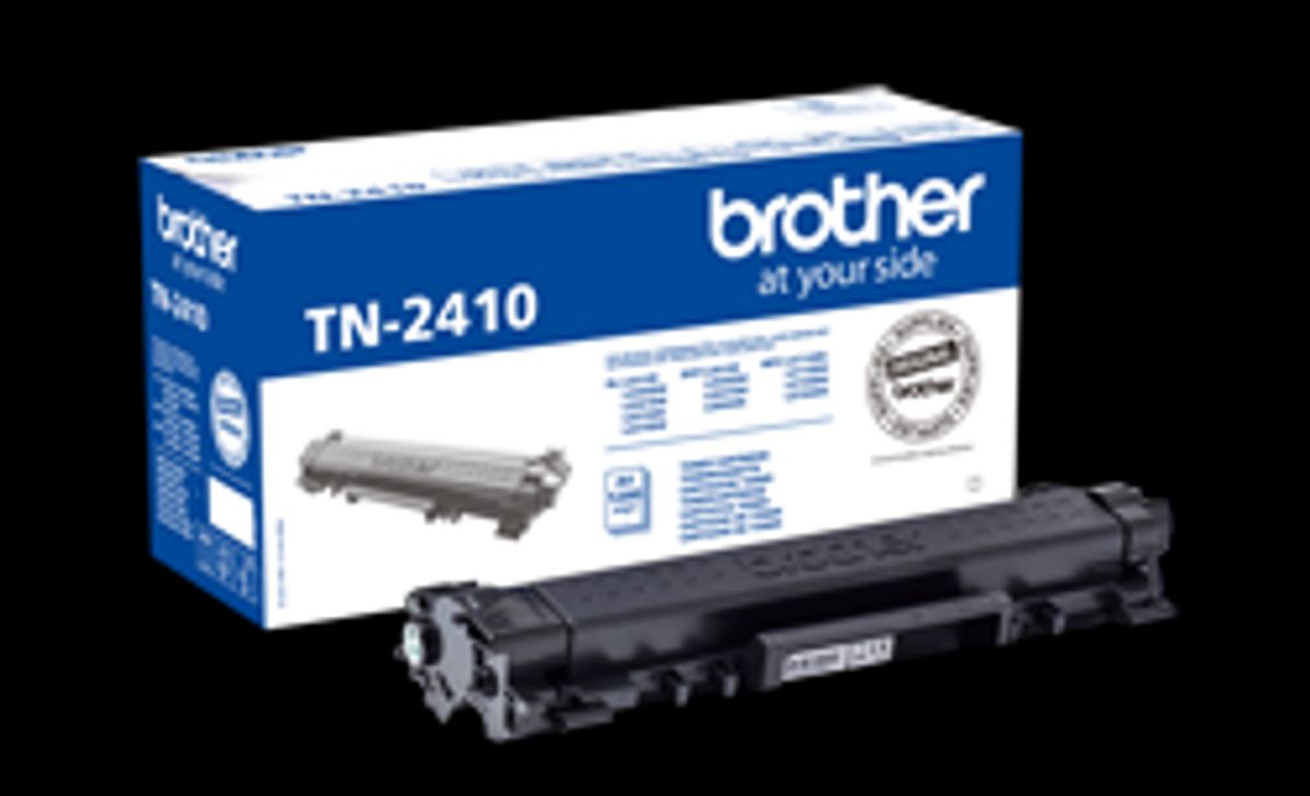 Sort lasertoner - Brother TN-2410 - 1.200 sider