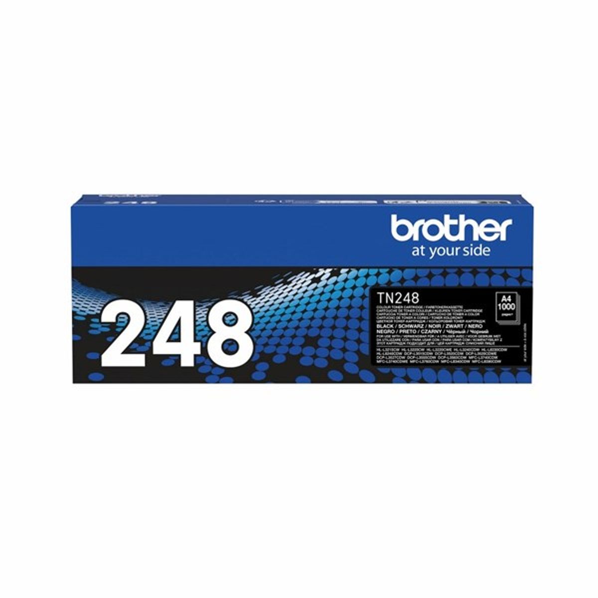 Sort lasertoner - Brother TN-248BK - 1.000 sider