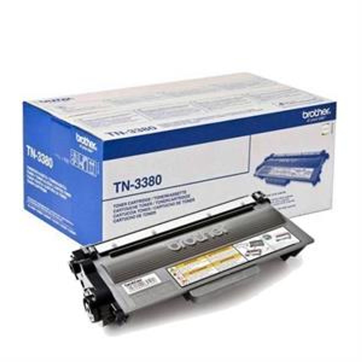 Sort lasertoner - Brother TN-3380 - 8.000 sider