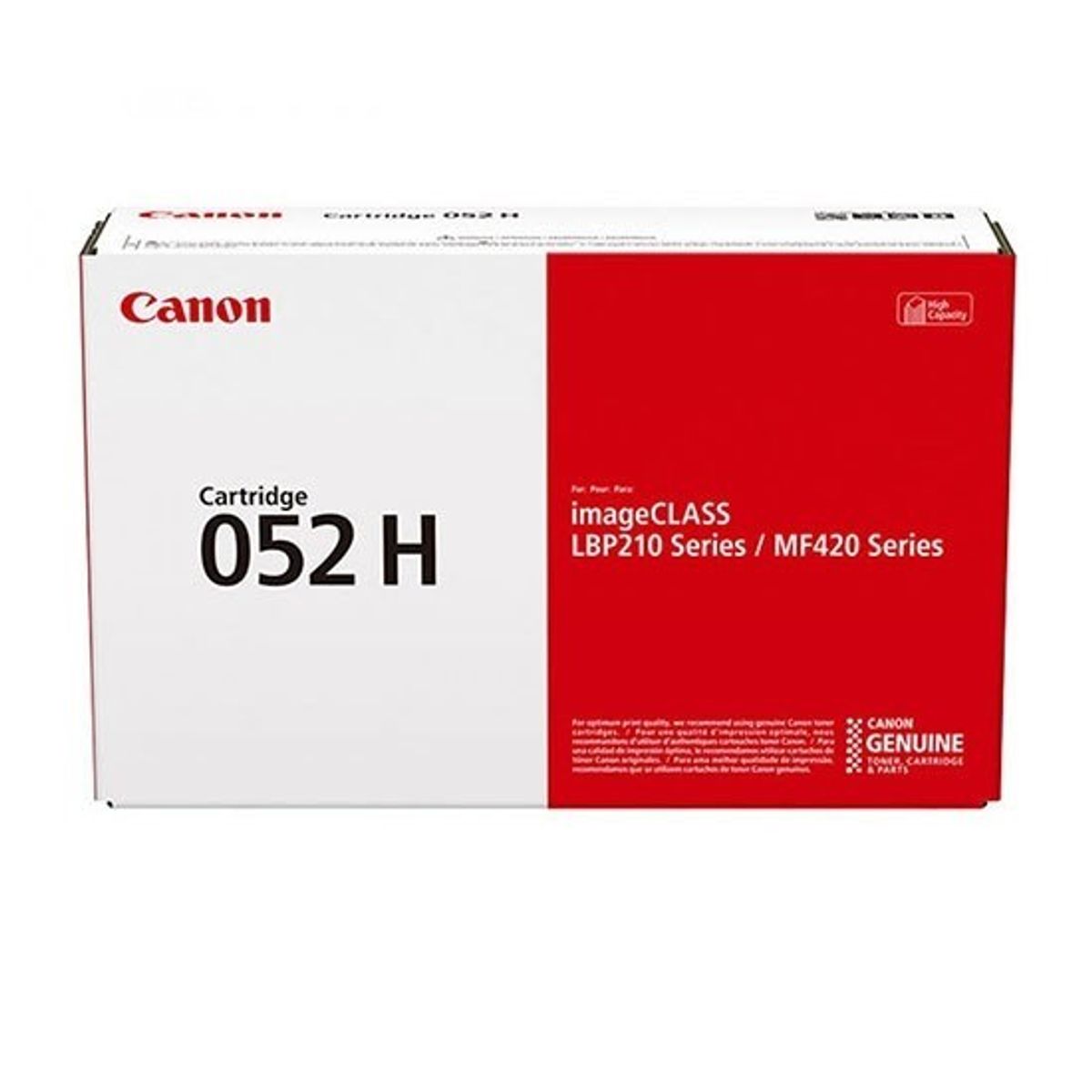 Sort lasertoner CRG-052H - Canon - 9.200 sider.