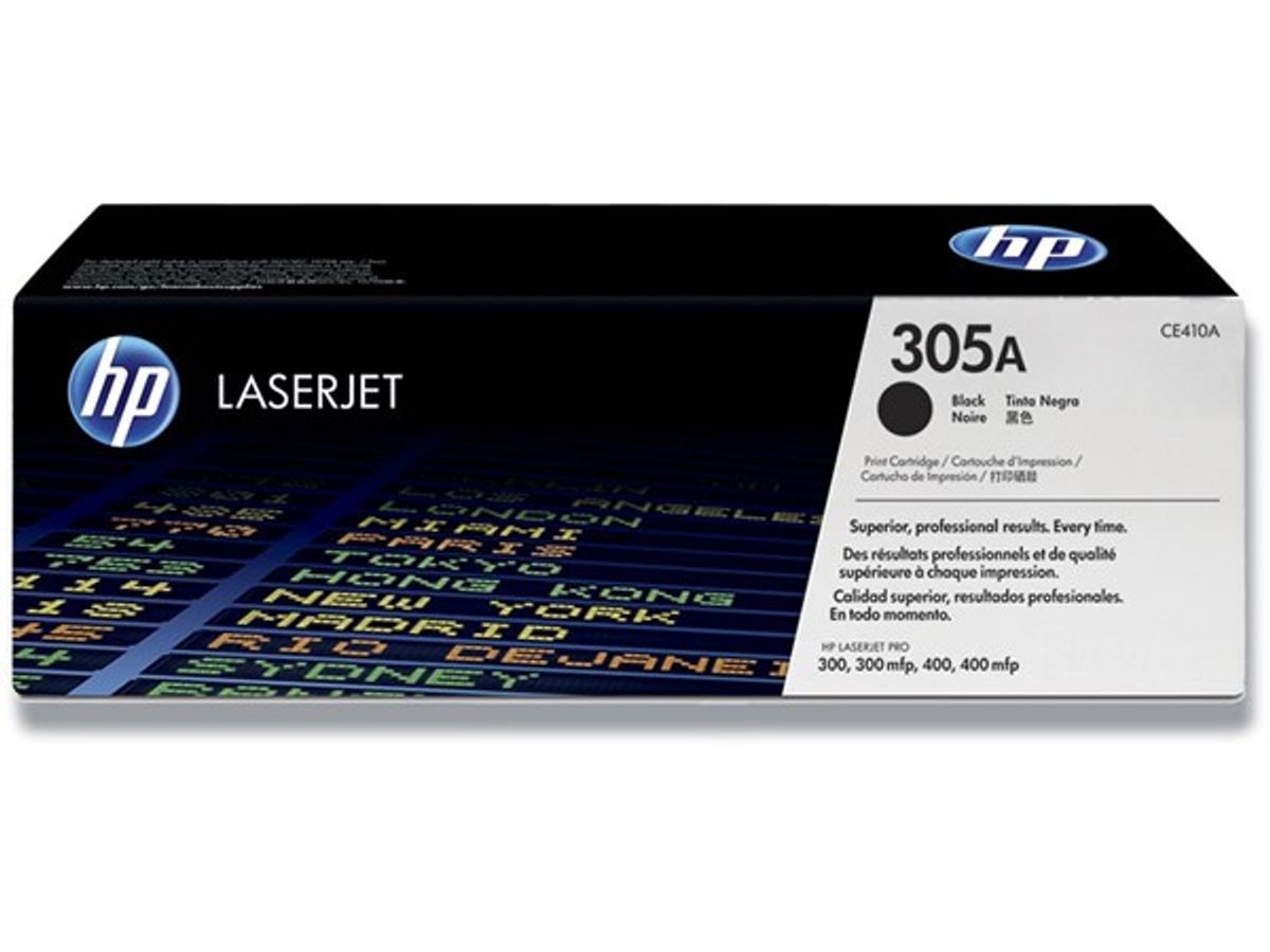 Sort lasertoner - HP 305A - 2.200 sider