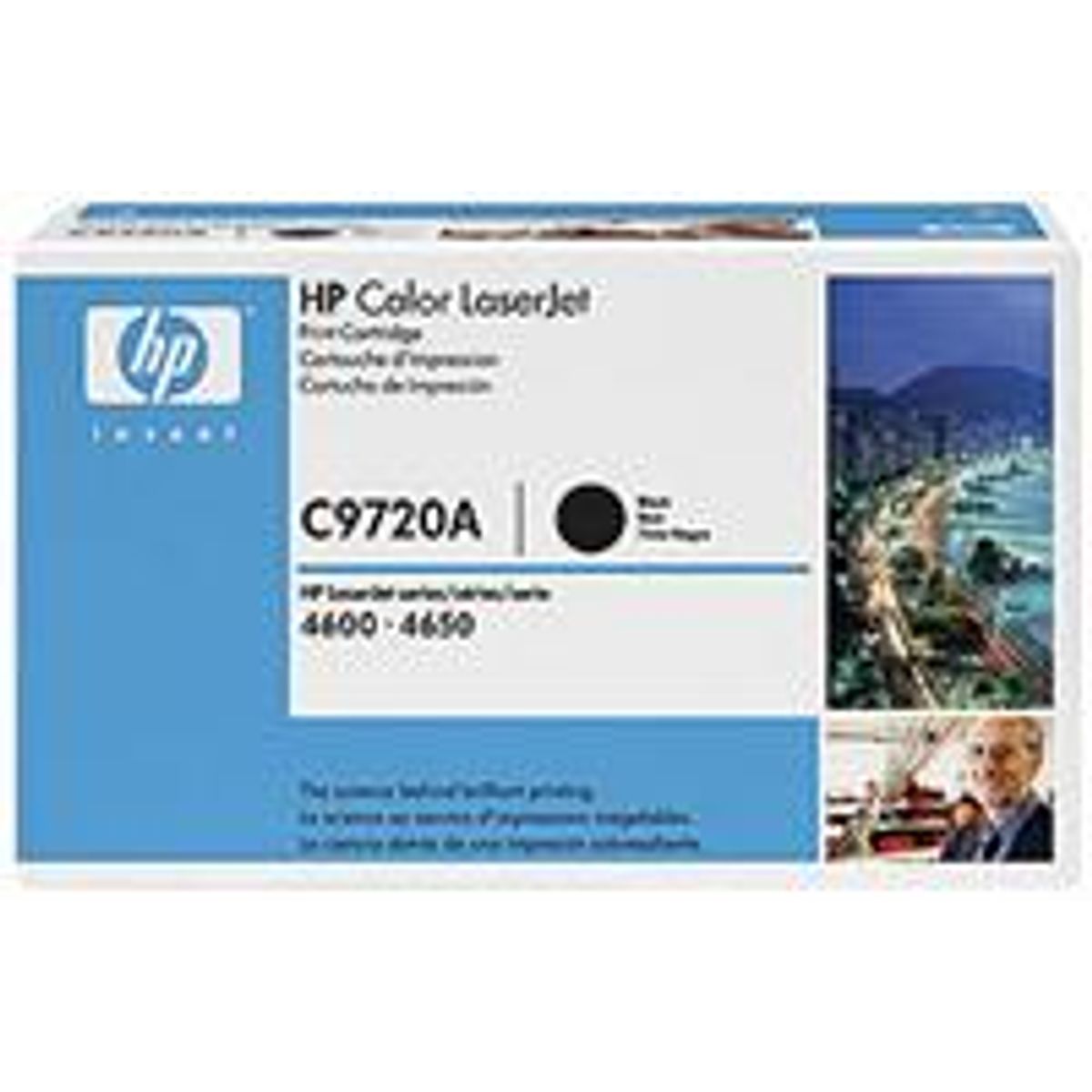 Sort lasertoner - HP C9720A - 9.000 sider