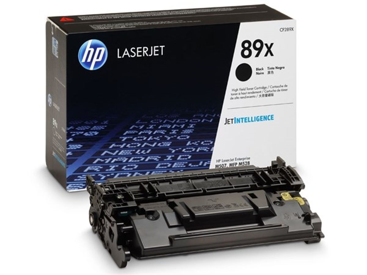 Sort lasertoner - HP nr.89X - 10.000 sider