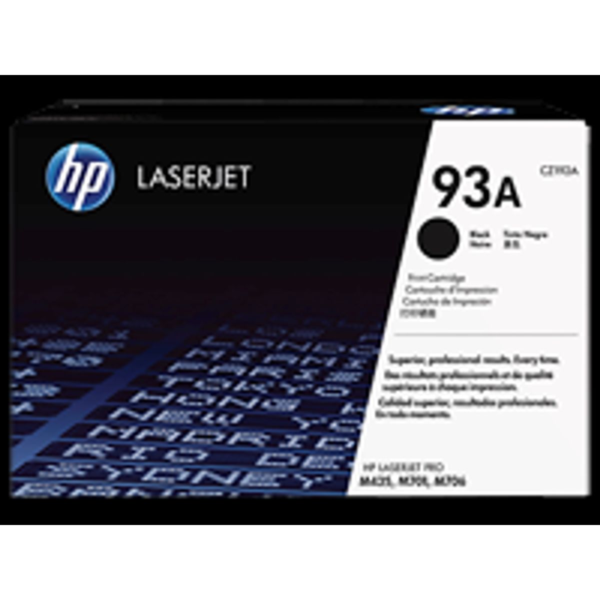 Sort lasertoner - HP nr.91A CZ192A - 12.000 sider