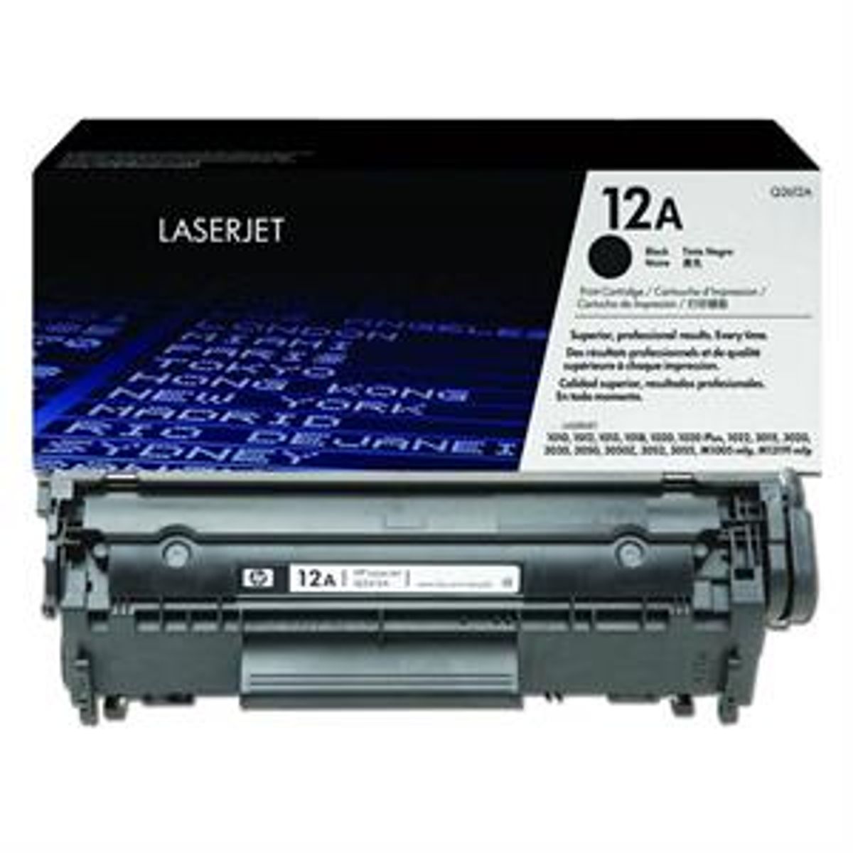 Sort lasertoner - HP Q2612A - 2.000 sider