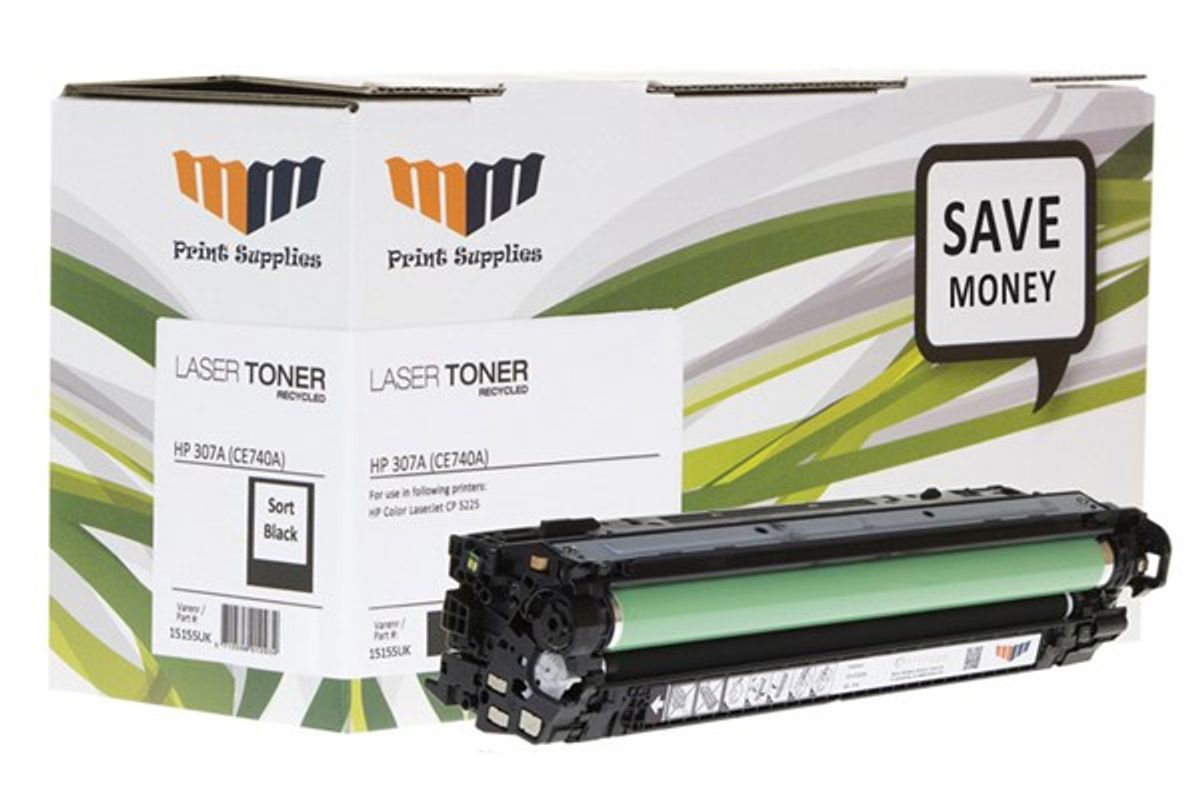 Sort lasertoner - HPCE740A - 7.000 sider