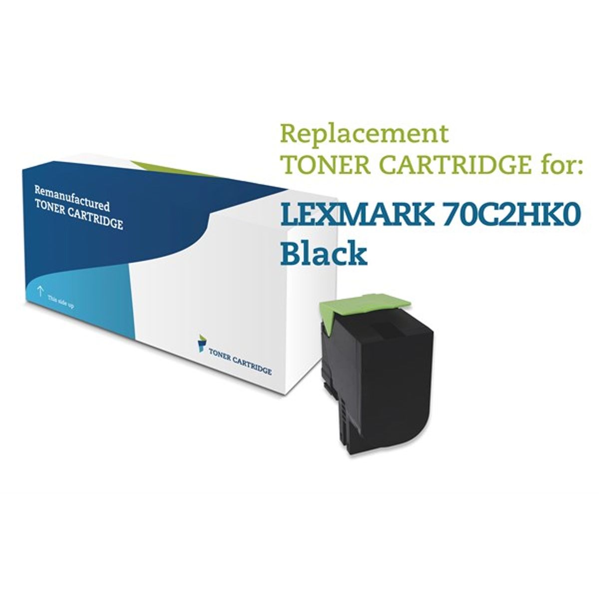 Sort lasertoner - Lexmark 702HK - 4.000 sider