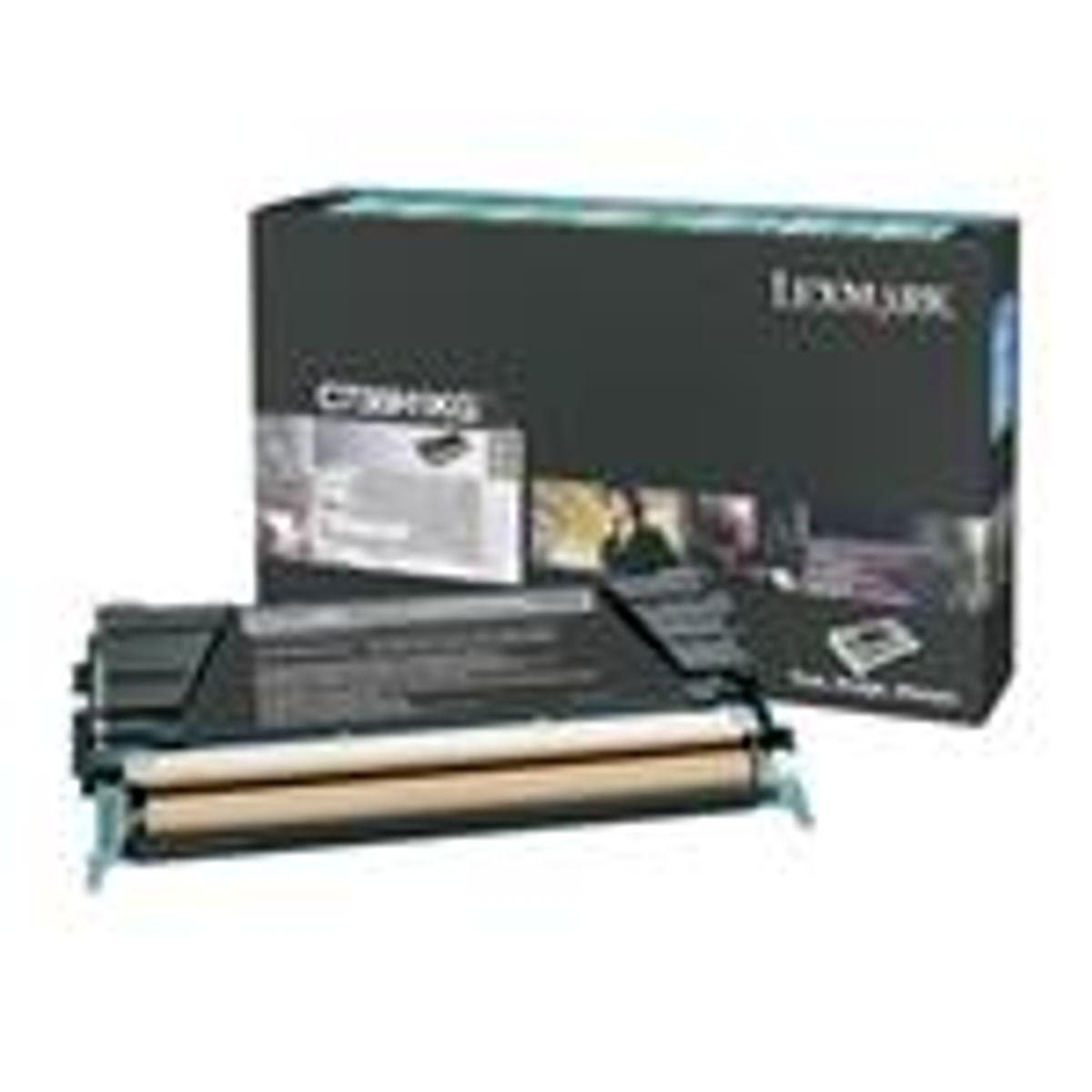 Sort lasertoner - Lexmark C736 - 12.000 sider