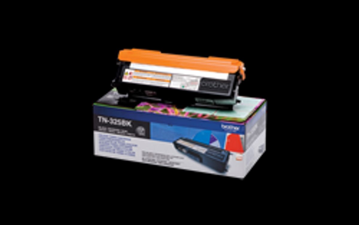 Sort lasertoner TN-325BK - Brother - 4.000 sider