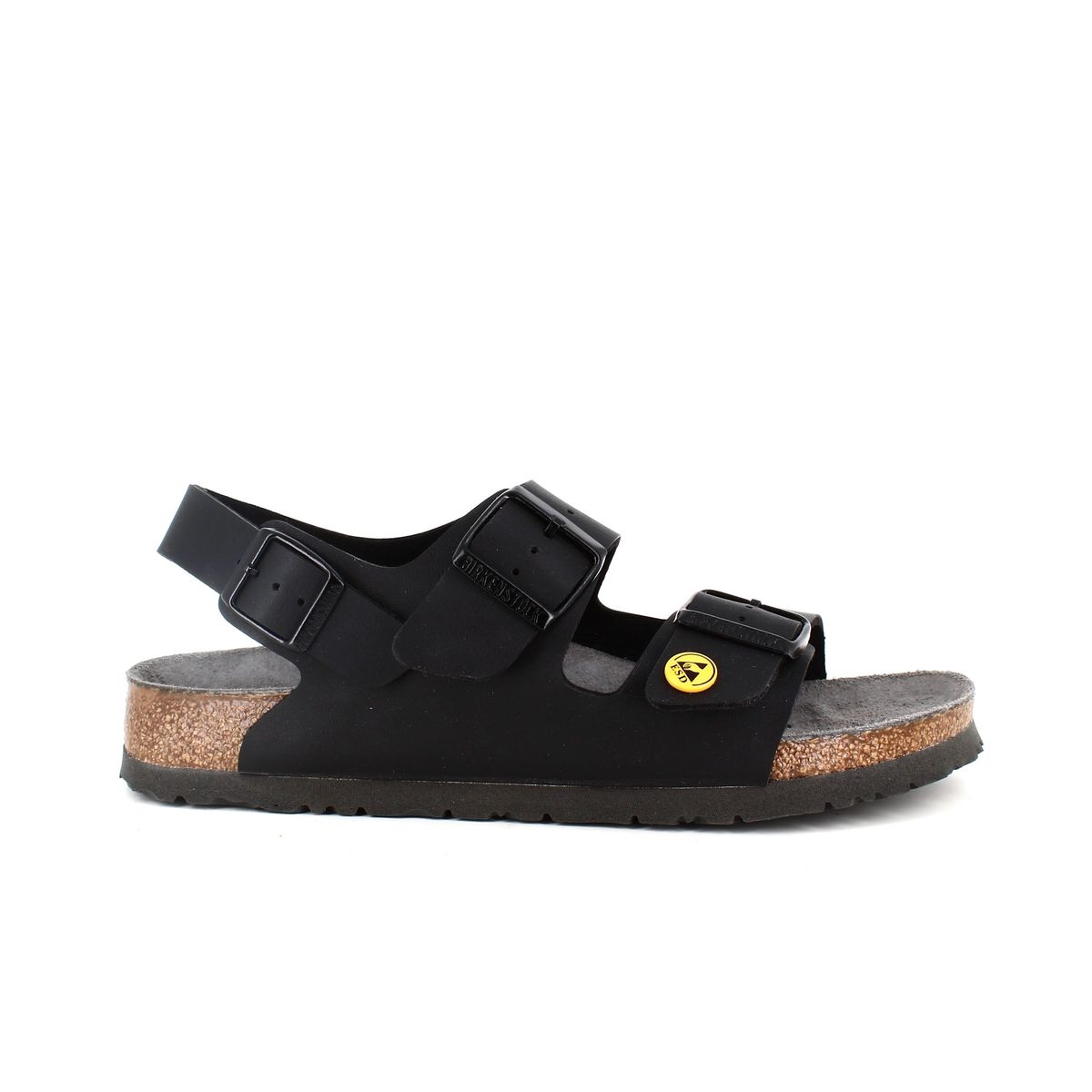 Sort Milano fra Birkenstock, ESD godkendte såler - 36