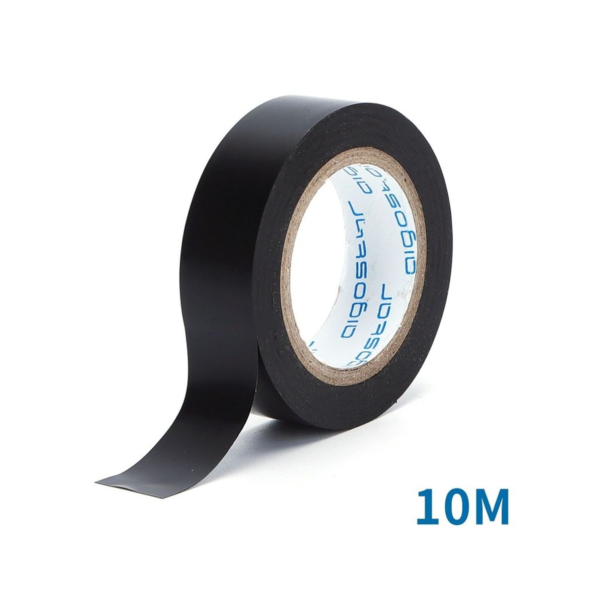 Sort PVC Isoleringstape (0.13x17 mm) - 10 Meter Rulle