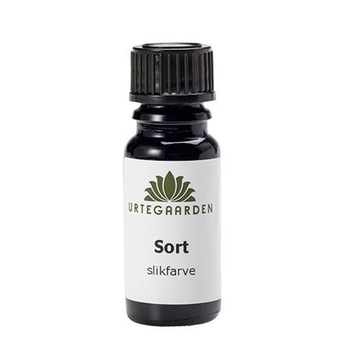 Sort slikfarve - 10 ml.