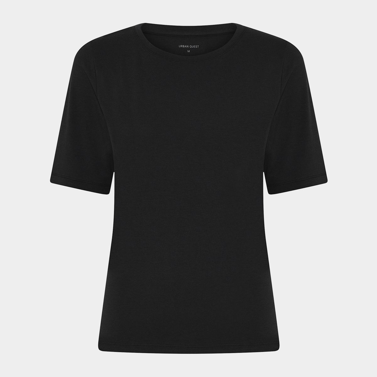 Sort slim fit bambus t-shirt fra Urban Quest, L